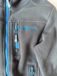 Vorschaubild 2 von Kinder Fleecejacke Grau Gr. 128 Outdoor Kapuzenjacke