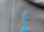 Vorschaubild 3 von Kinder Fleecejacke Grau Gr. 128 Outdoor Kapuzenjacke