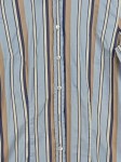 Vorschaubild 3 von Damen Blusenkleid Hemdblusenkleid gestreift Gr. 46 Mehrfarbig Casual