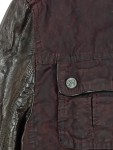 Vorschaubild 2 von Lederjacke Herren Gr. 48/M Braun Uni Casual Langarm Herbst/Winter