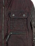 Vorschaubild 3 von Lederjacke Herren Gr. 48/M Braun Uni Casual Langarm Herbst/Winter