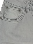 Vorschaubild 3 von FITZ Jeans Shorts Kinder Gr. 152 Grau Casual Uni Baumwolle Knopf Logo