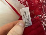 Vorschaubild 3 von BH Blumenmuster Spitzen-Bralette Pink Gr. 34C Polyamid Elasthan