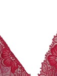 Vorschaubild 2 von BH Blumenmuster Spitzen-Bralette Pink Gr. 34C Polyamid Elasthan