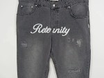 Vorschaubild 3 von Destroyed Jeans Herren Grau W34/50/L Streetwear
