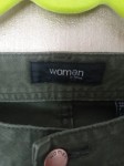 Vorschaubild 4 von Damen Cargohose Gr. 40 Oliv Casual Biker Style Slim Fit