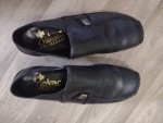 Vorschaubild 3 von Loafer Damen Gr. 37 Blau Leder Slip-On 1 cm Casual Freizeit Mokassin Uni
