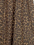 Vorschaubild 2 von Damen Stoffhose Animal Print Leopardenmuster Raffungen Braun XS