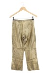 Vorschaubild 2 von Jeans Damen Hose Gold Metallic Straight Leg Gr. 36 S