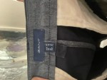 Vorschaubild 3 von Damen Bleistiftrock Blau Baumwolle Gr. 42 Freizeit Midirock