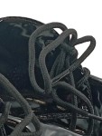 Vorschaubild 3 von Lack-Schnürschuhe Damen Schwarz Gr. 37 Modern Alltag Synthetik