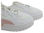 Vorschaubild 2 von Sneaker low Damen Gr. 38,5 Weiß Leder Schnürung Sportlich Freizeit Uni Logo