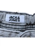 Vorschaubild 7 von Jeans Regular Fit Kinder Gr. 158 Grau Baumwolle Uni Casual Logo L26