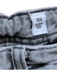 Vorschaubild 8 von Jeans Regular Fit Kinder Gr. 158 Grau Baumwolle Uni Casual Logo L26