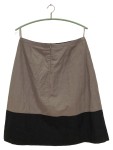 Vorschaubild 2 von , Faltenrock Midirock Damen 38 M Baumwolle Mehrfarbig Beige Schwarz