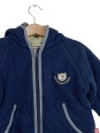 Vorschaubild 3 von Fleecejacke Kinder Blau Gr. 86 Baumwolle Tiermotive Casual Langarm