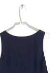 Vorschaubild 3 von Businesskleid Damen Blau Seide Elegant Gr. 38 M Ärmellos