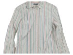 Vorschaubild 2 von Hemdbluse Damen Bluse Gr. 36 S Gestreift Baumwolle Casual Langarm