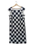 Vorschaubild 1 von Etuikleid Damen Gr. 38/M Mehrfarbig Viskose Kariert Modern Casual