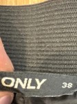 Vorschaubild 6 von Lederrock Damen Schwarz Gr. 38 Midirock Kunstleder Strukturmuster