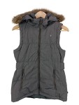 Vorschaubild 1 von Steppweste Damen Grau Gr. 34/XS Polyamid Uni Outdoor Ärmellos Polyester