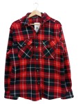 Vorschaubild 1 von Herren Fleecejacke kariert Gr. M Outdoor Rot Schwarz