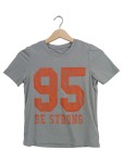 Vorschaubild 1 von Jungen Sport Shirt Grau Gr. 140 '95 BE STRONG' Print