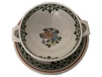 Vorschaubild 1 von Dekoschale Porzellan Blumen Klassisch Mehrfarbig 8cm