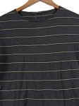 Vorschaubild 2 von Damen Langarmshirt Grau Gestreift Gr. 36/S Wolle Casual