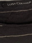 Vorschaubild 5 von Damen Langarmshirt Grau Gestreift Gr. 36/S Wolle Casual