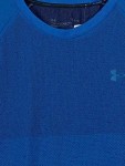 Vorschaubild 2 von Sportshirt Herren Gr. 52/L Blau Polyester Strukturmuster Sportlich