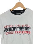 Vorschaubild 3 von Langarmshirt Herren M Weiß Schriftzug Outdoor Baumwolle