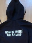 Vorschaubild 3 von Sweatjacke Herren L Schwarz Kapuze Logo Print Casual