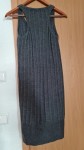Vorschaubild 4 von Strickkleid L Grau Rippstrick Freizeitkleid Damen