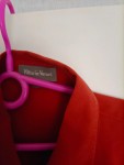 Vorschaubild 2 von Hemdbluse Damen 3/4 Arm Klassisch Orange Gr. 42 XL