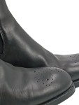 Vorschaubild 3 von Damen Chelsea Boots Stiefelette Leder Klassisch Schwarz Gr. 39.5