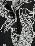 Vorschaubild 3 von Bluse Damen Mehrfarbig Gr. 40/L Abstrakt Modern Langarm Knopf