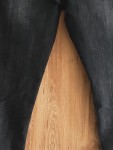 Vorschaubild 7 von Damen Jeans Regular Fit Schwarz W34 L32 Nieten Knopf Reißverschluss