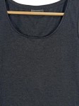 Vorschaubild 3 von Unterhemd Damen Gr. 36 Grau Baumwolle Uni Basic Ärmellos Casual