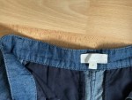 Vorschaubild 4 von Damen Stoffhose Blau Uni Baumwolle Leinen Gr. W24 L28