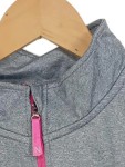 Vorschaubild 4 von Kinder Fleecejacke Gr. 164 Grau Sportlich Outdoor Reißverschluss