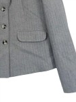 Vorschaubild 3 von Qiero Damen Blazer Gr. 42 Grau Business Fischgrätenmuster Eleganter Büro Blazer