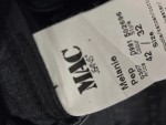 Vorschaubild 6 von Melanie Mom Jeans Damen Grau L32 Nieten Strass Gr. 42 XL