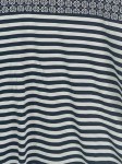 Vorschaubild 4 von Damen T-Shirt Gr. 42/XL Mehrfarbig Gestreift Baumwolle Casual Freizeit
