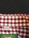 Vorschaubild 5 von Herren Trachtenhemd kariert Rot Gr. 56/3XL Langarm Baumwolle