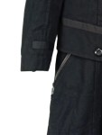 Vorschaubild 4 von Trenchcoat Damen Gr. 36/S Schwarz Uni Klassisch Langarm Knopf
