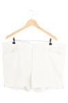 Vorschaubild 1 von Shorts Damen Weiß Gr. 44 Baumwolle Uni Elegant Freizeit