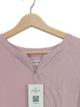 Vorschaubild 4 von Damen Hemdbluse Rosa Gr. 40 L Casual Viskose Langarm