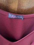 Vorschaubild 2 von StylePLUS Damen Abendkleid Rot Elegant Gr. 40/L Midikleid Raffungen