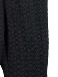 Vorschaubild 2 von ® Herren Stoffhose Schwarz Zopfmuster Jogginghose Gr. M